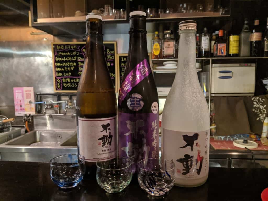 A Selection of Sake in Kashiwa