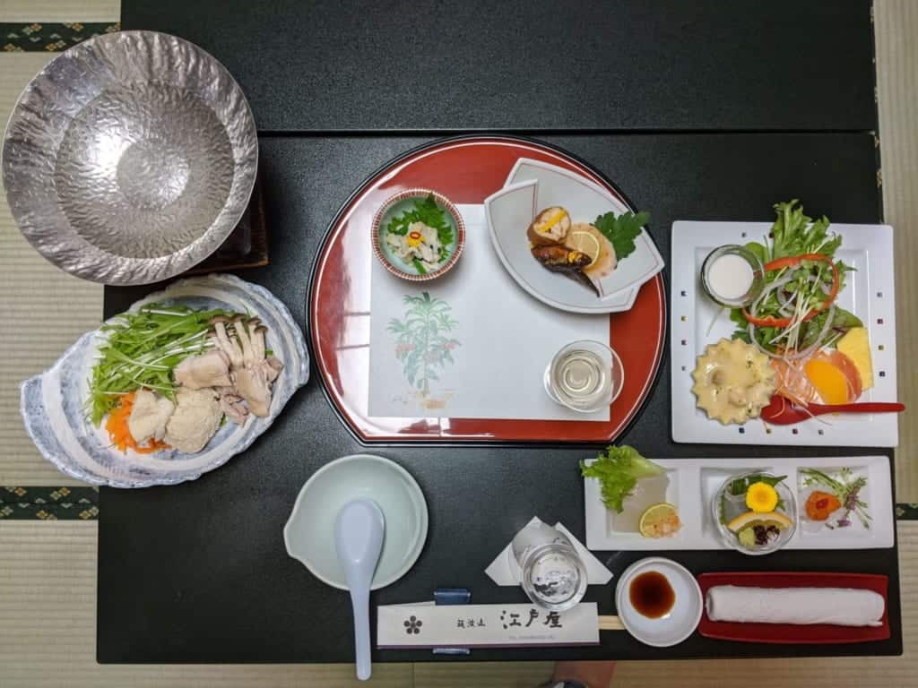 Dinner at Tsukubasan Edoya