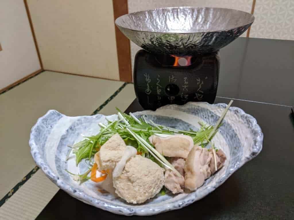 Dinner Nabe at Tsukubasan Edoya