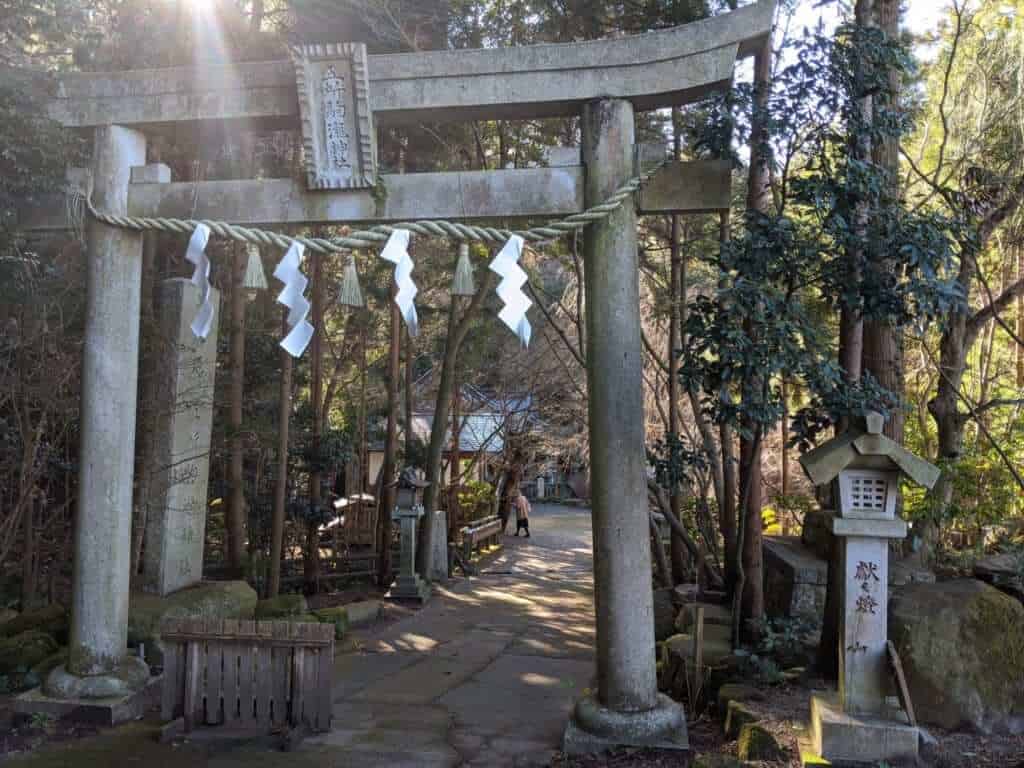 Gosho Komagataki Shrine in Sakuragawa