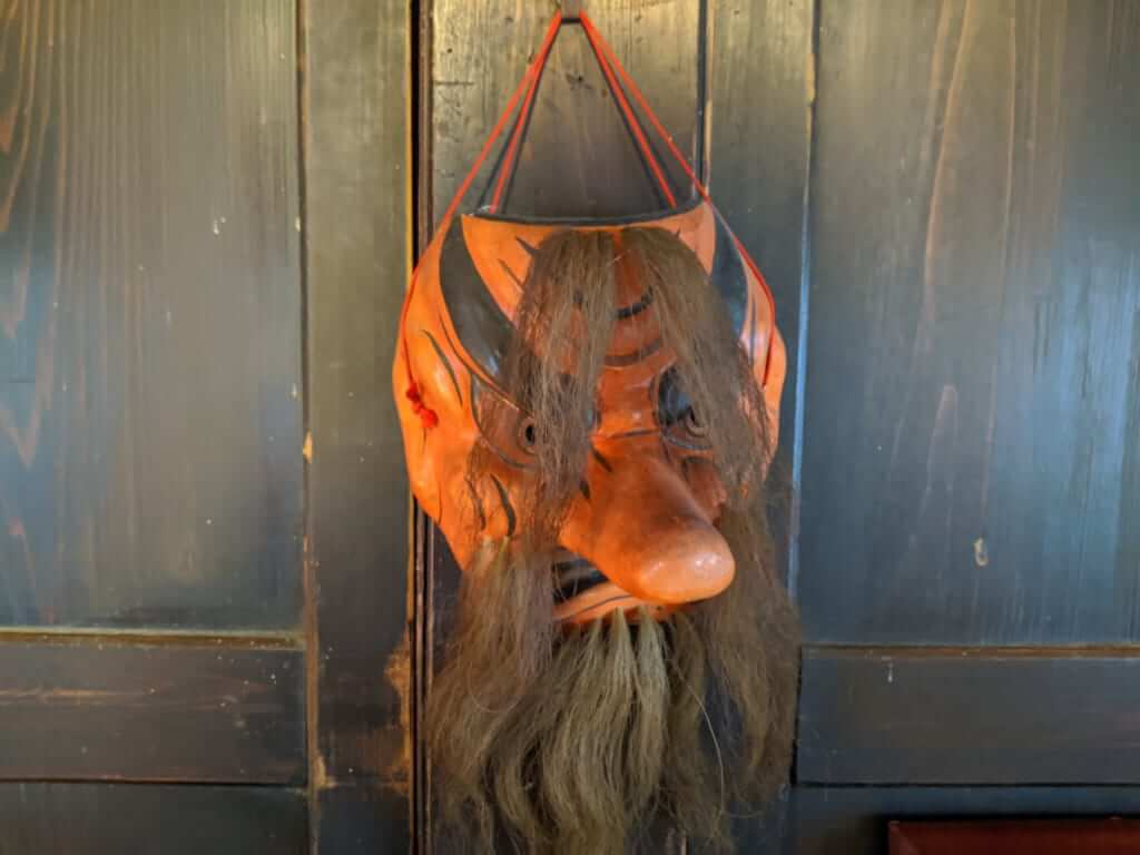 Tengu Mask at Gosho Komagataki Shrine