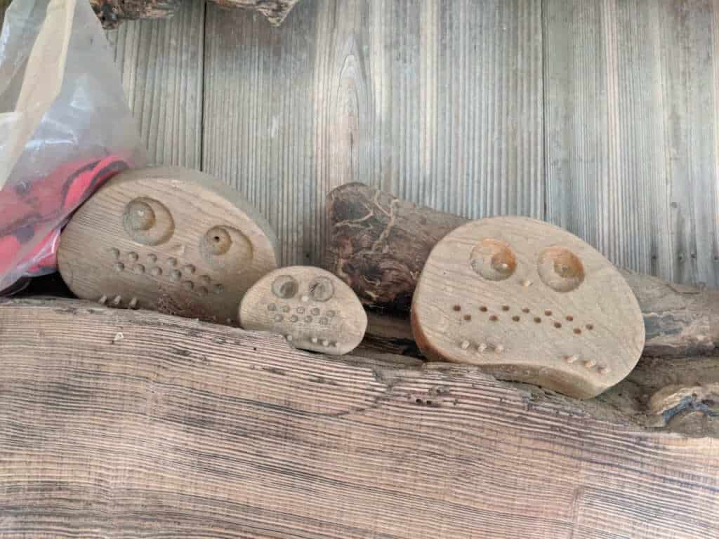 Owl Statues at Gosho Komagataki Shrine