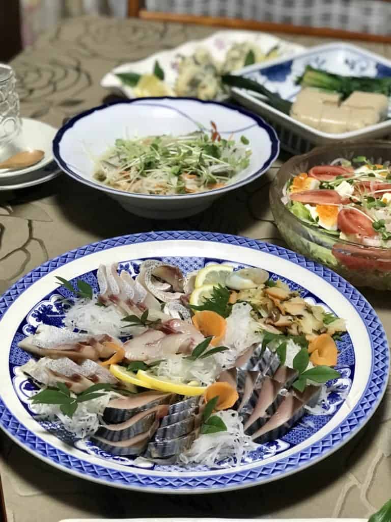 Seafood in Ojika island