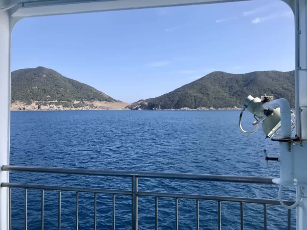 View from the boat to Fukuoka