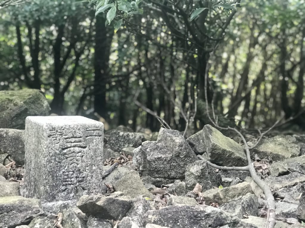 Along one of the trails of the abandoned island of Nozaki