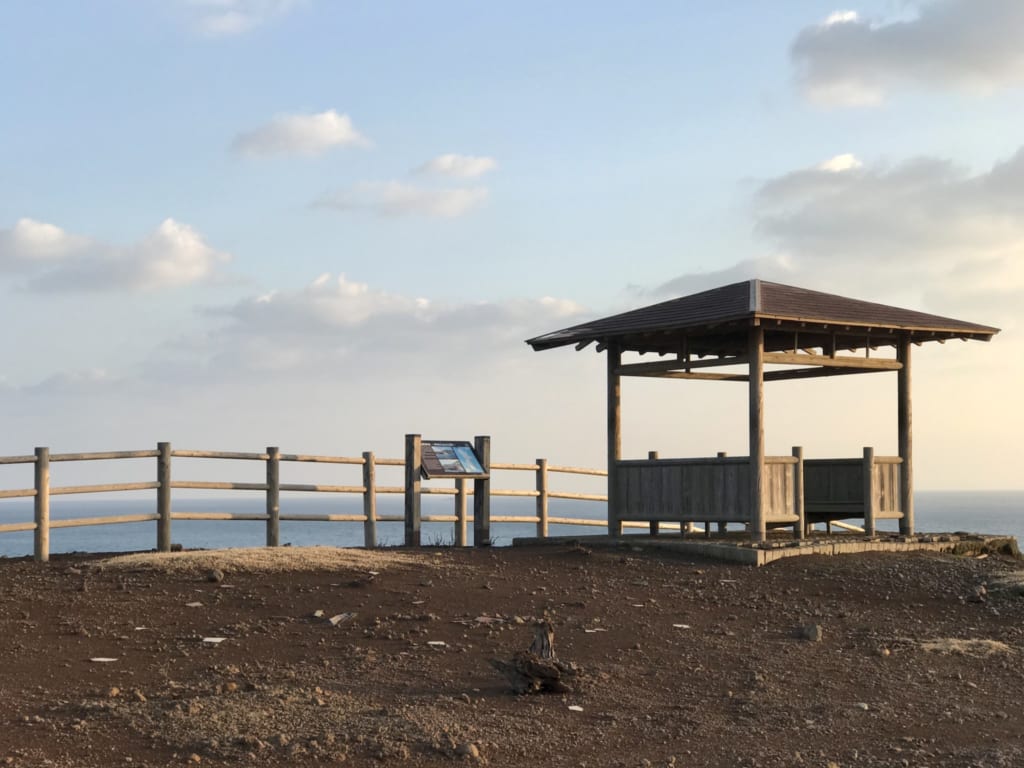 Beautiful view on the sea from Nozaki island