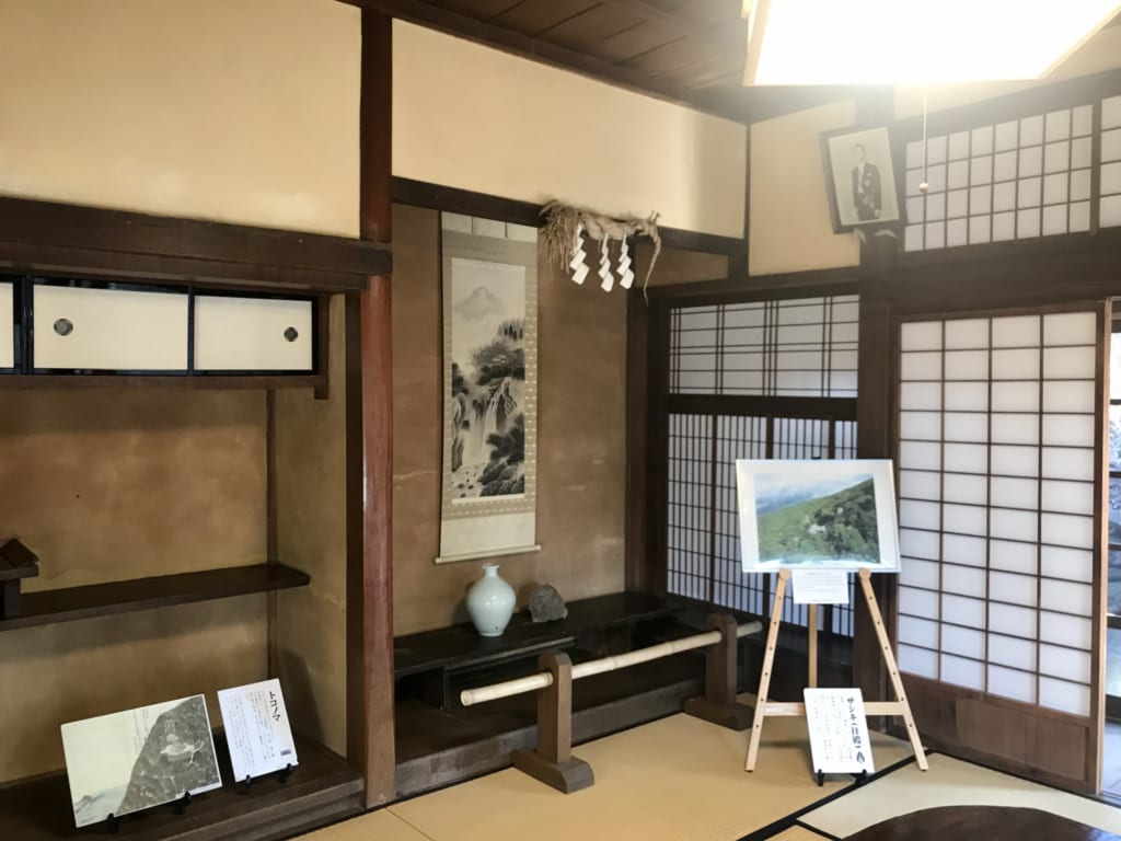 Inside the former house of the priest on Nozaki Island