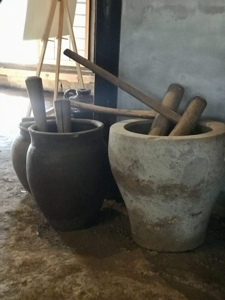 Details in the former priest's house in Nozaki abandoned island