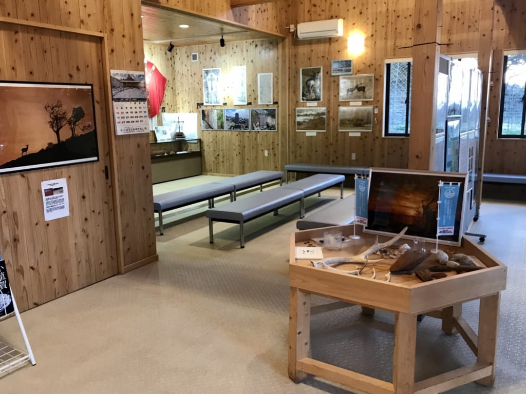 Visitors' center on Nozaki abandoned island