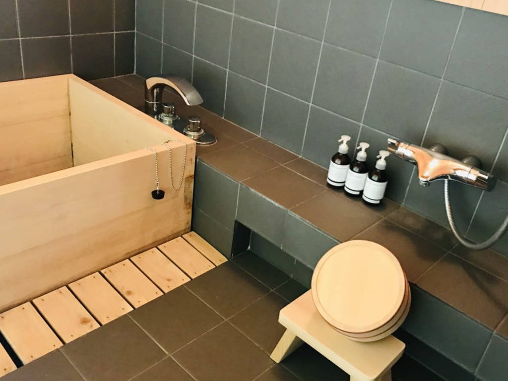 Bathroom in one of Alex Kerr's kominka in Ojika island