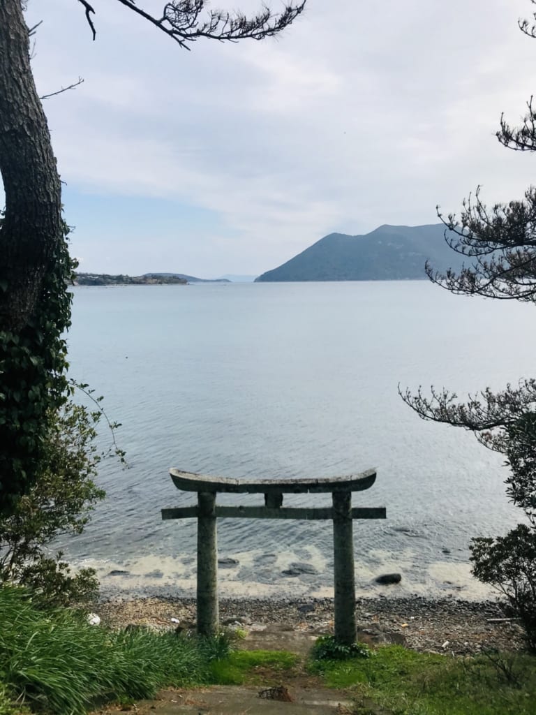 Torii on the seaside of Ojika Island