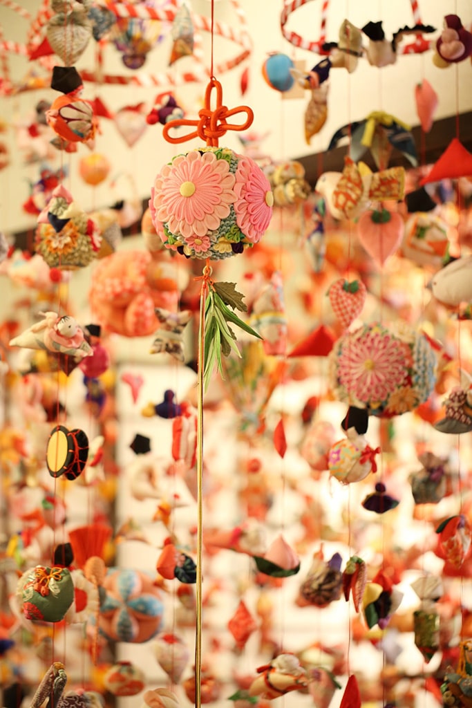 Girl's day decoration adorned with pink flowers pattern