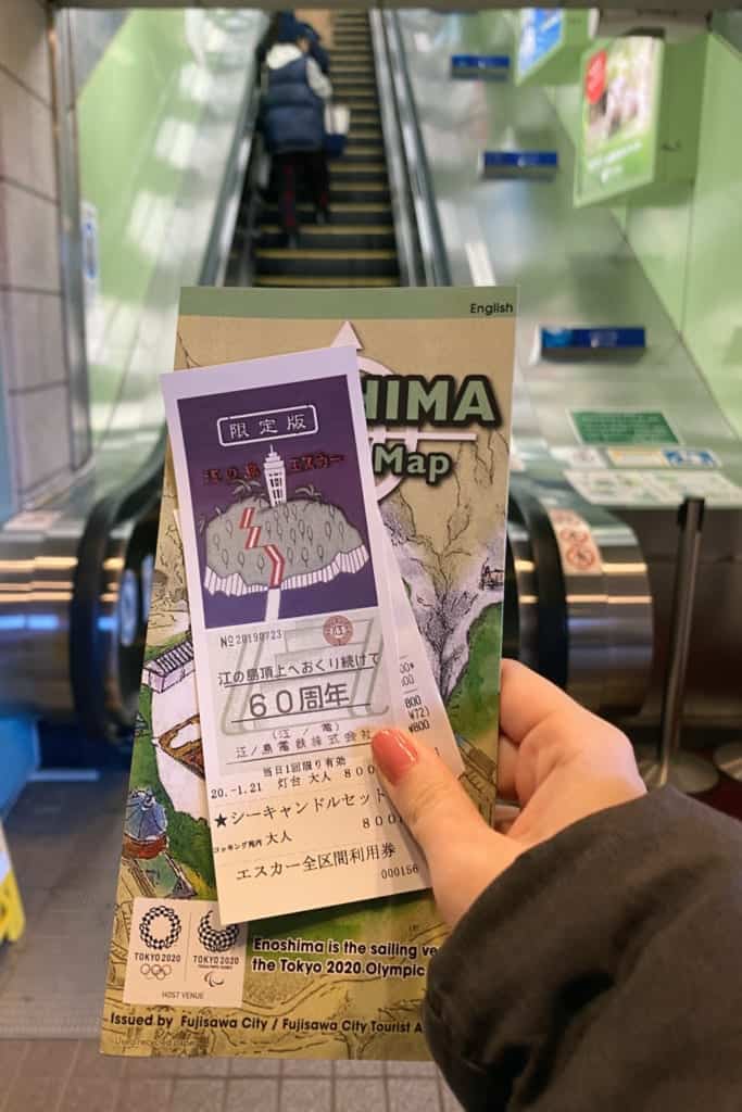 Tickets in Enoshima, Fujisawa, Kanagawa, Japan