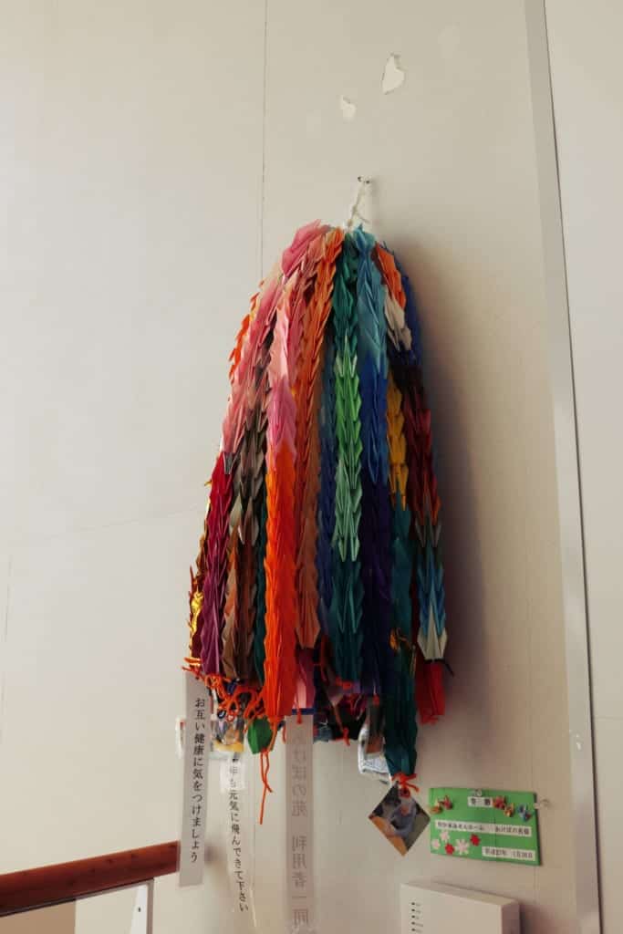 Origami crane in Izumi