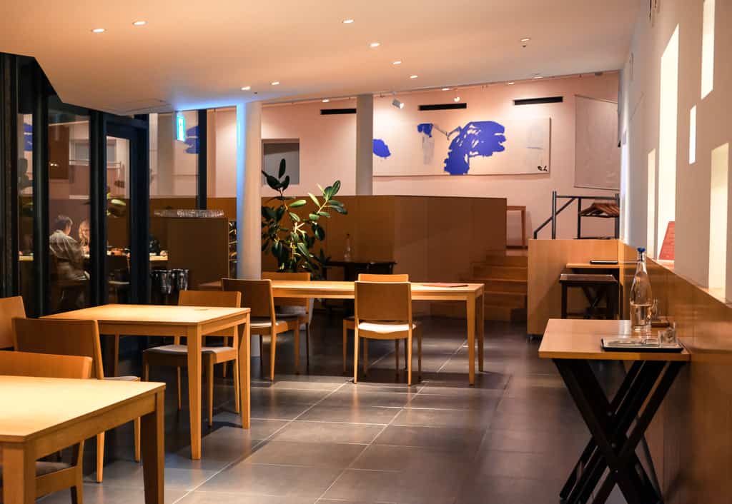 Nicca Restaurant interior in Nishimuraya Hotel Shogetsutei, kinosaki onsen