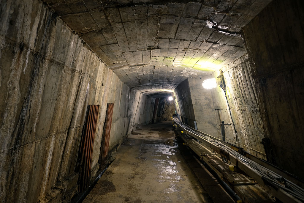 tunnel in Ikuno silver mine