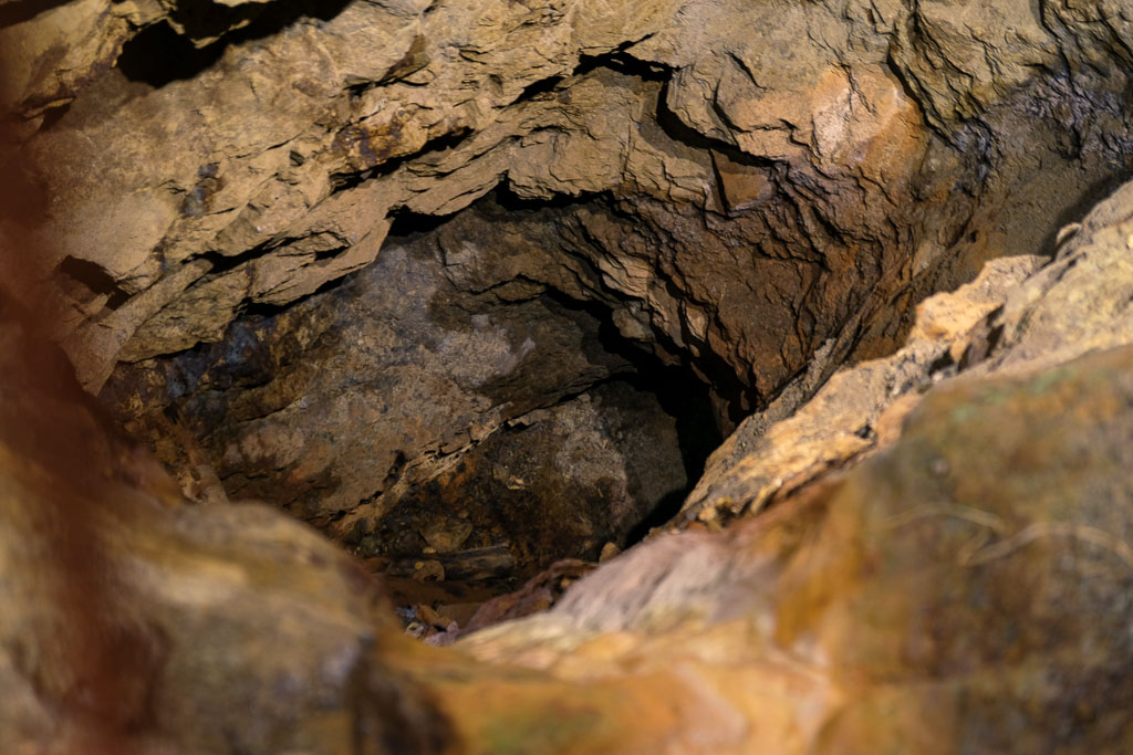 tunnel in Ikuno silver mine in Japan