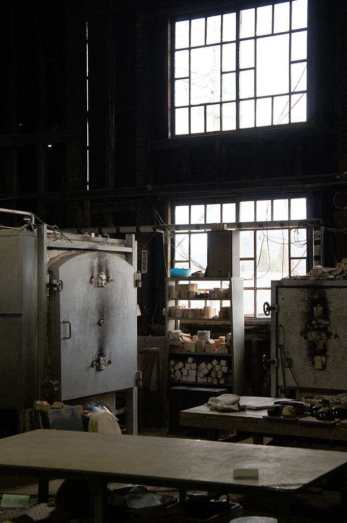 The inside of a pottery workshop
