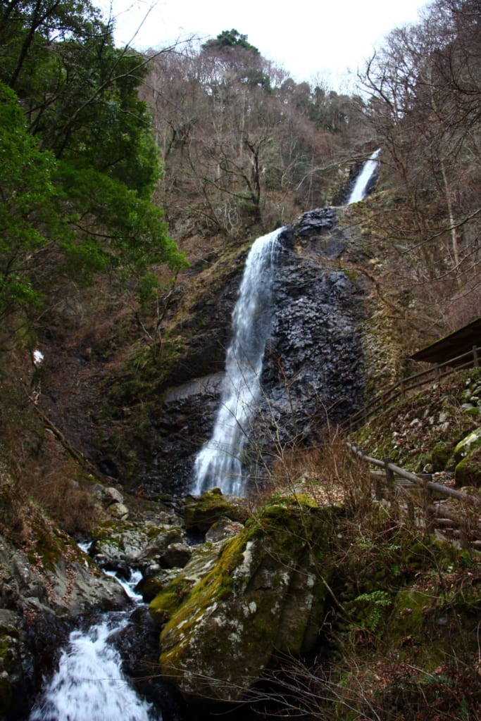 Shirai no Taki waterfall in Toon city.
