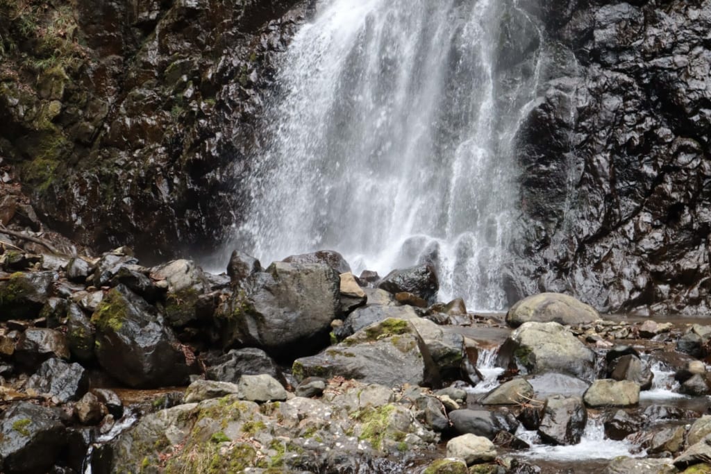 Shirai no Taki waterfall in Toon city.
