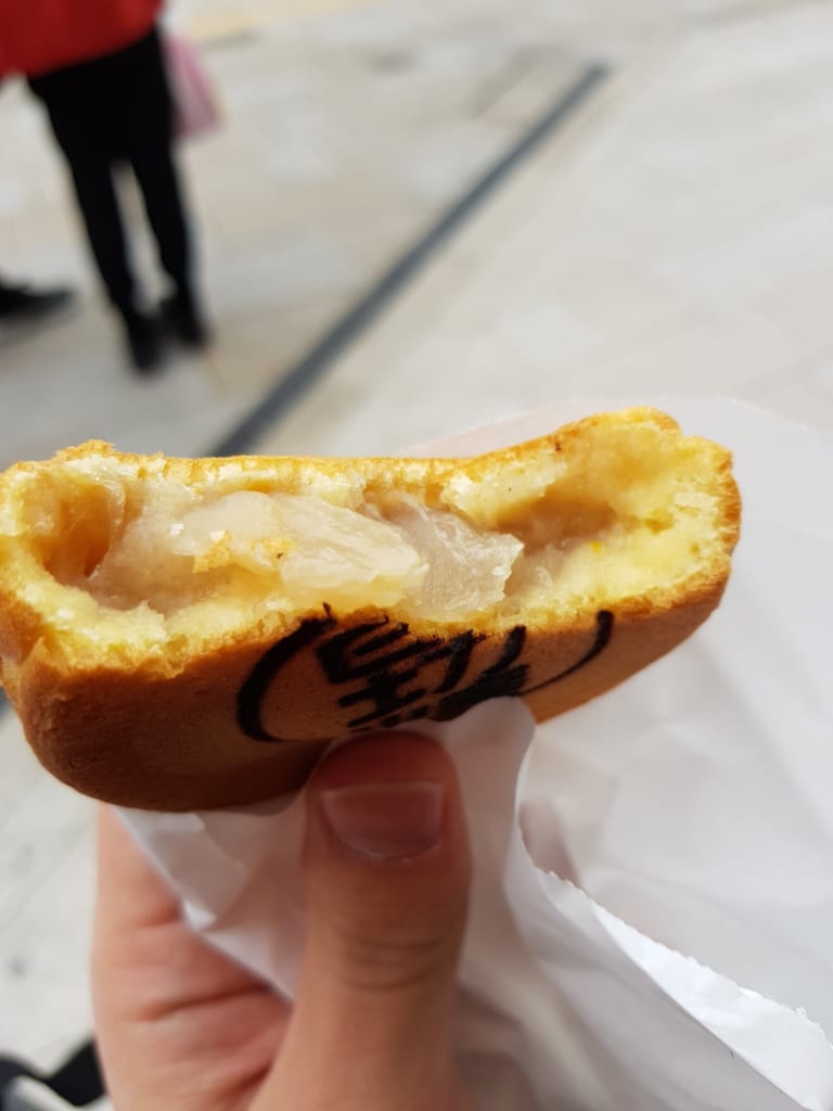 Local speciality at Okaido street in Matsuyama, Ehime, Shikoku.