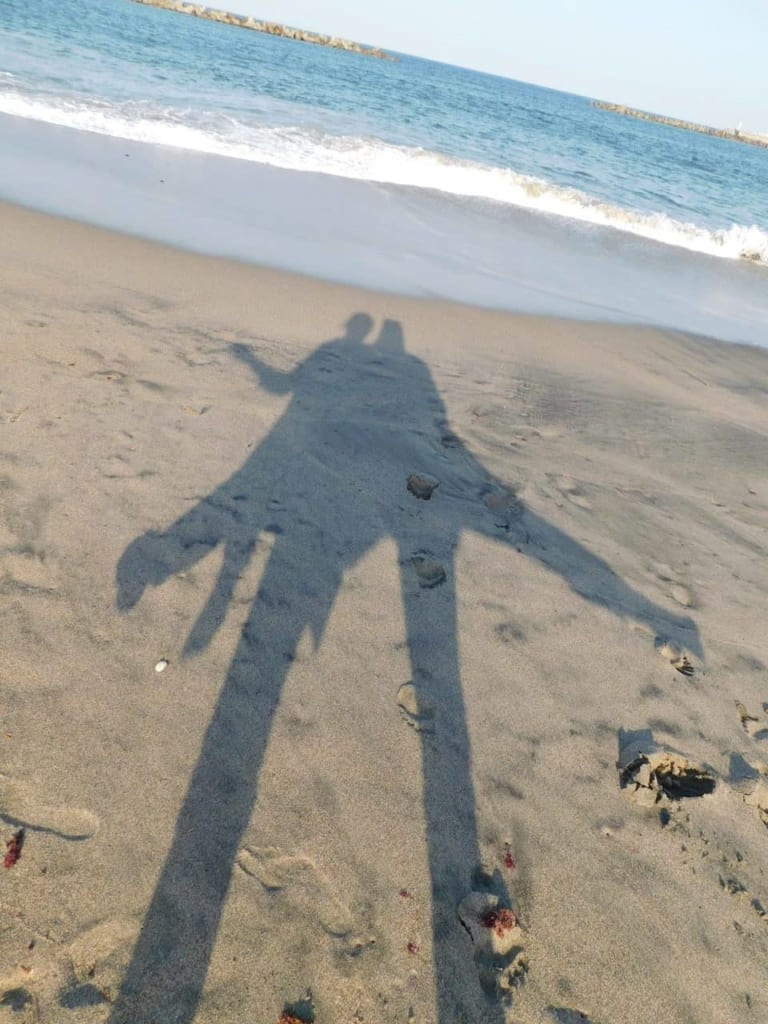 Ajigaura beach in Ibaraki prefecture.