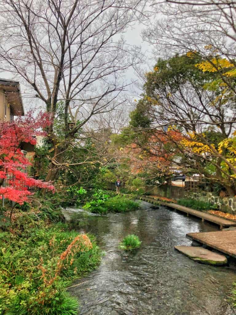 The picturesque Genbegawa along the Hakone Hachiri