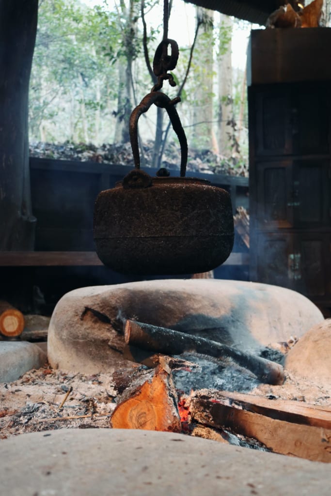 Details of the exteriors of the hotel