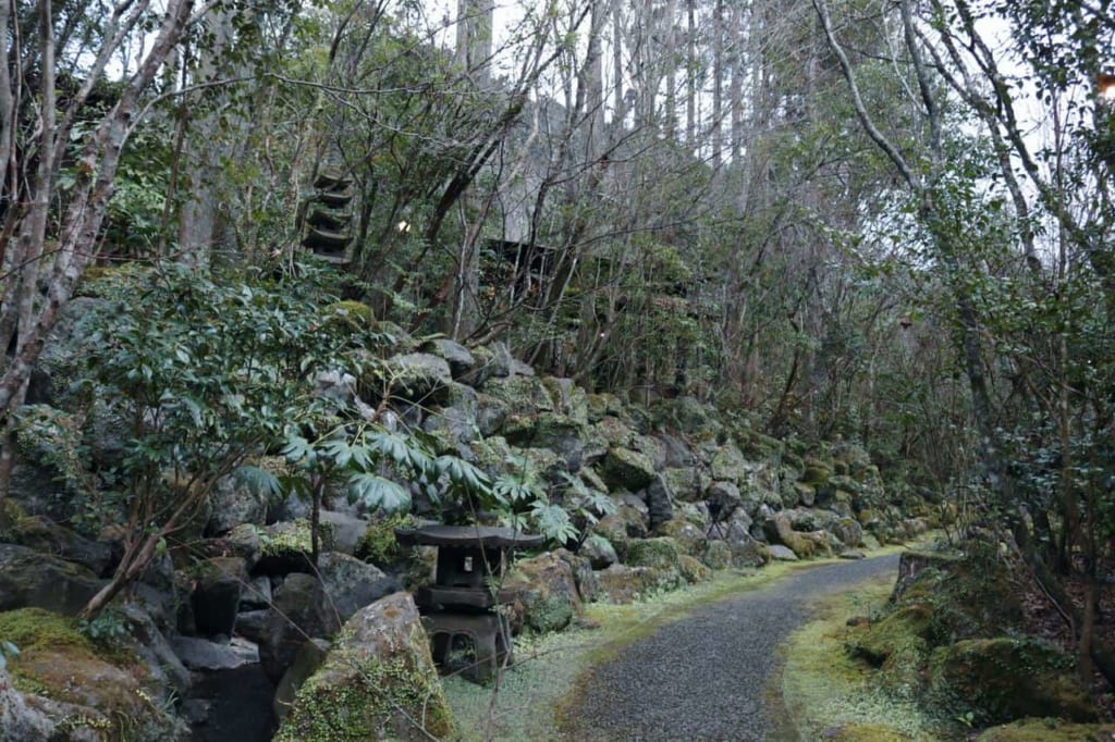 The exteriors of the ryokan