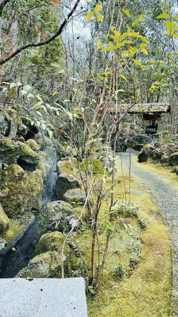 The exteriors of the ryokan