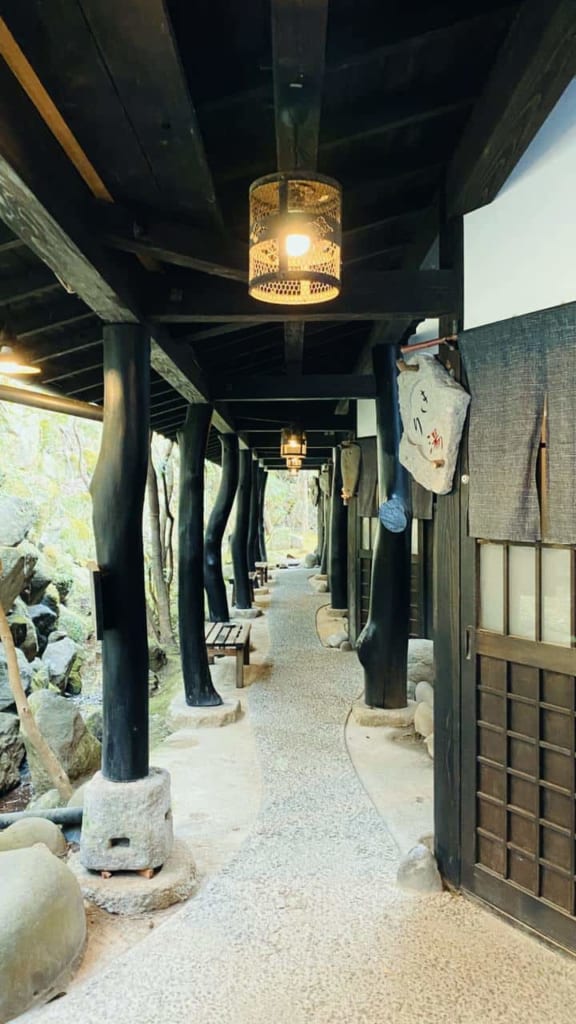 Entrance of the privat onsen.
