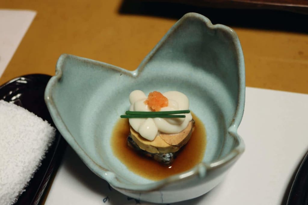 La cena en el ryokan Tensui