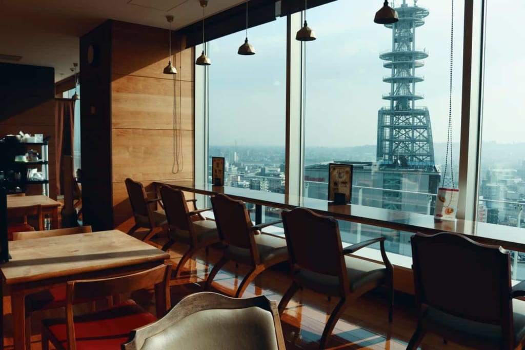 Restaurant at the City Spa Tenku in Oita, Japan