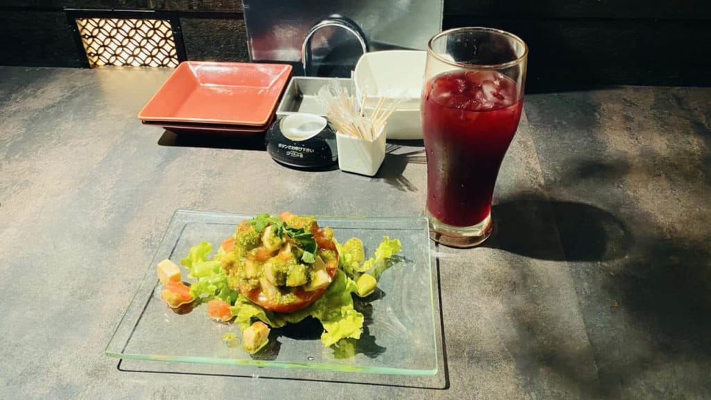 My international dinner in Oita