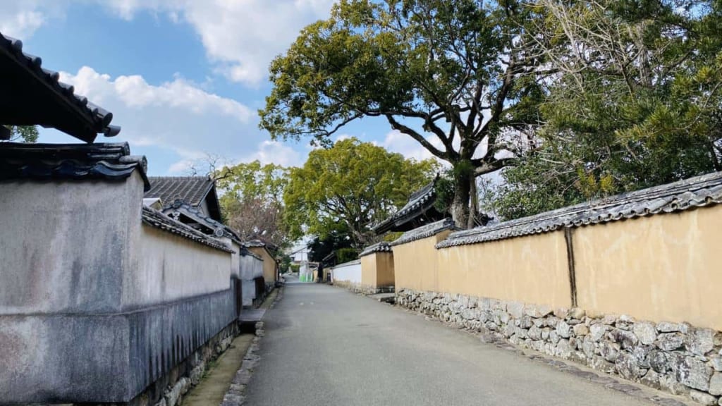 Samurai town in Kitsuki, Oita, Japan