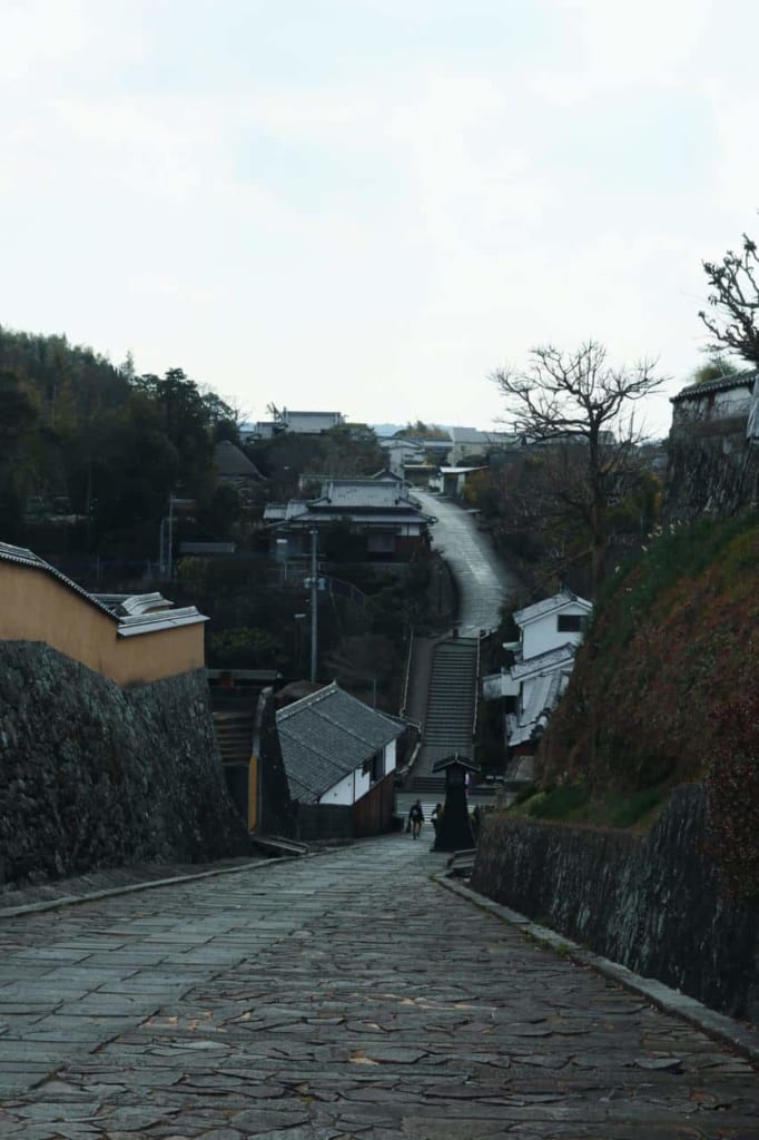 Impressive streets of the Samurai Town, Kitsuki, Oita, Japan