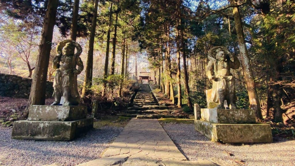 Japanese temple Futagoji, Oita, Japan