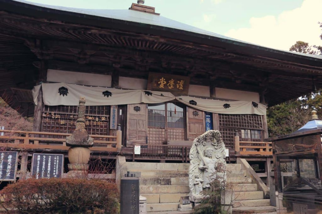 One of the buildings of the Japanese temple Futagoji, Oita, Japan