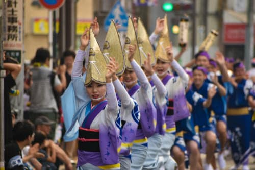 The Joy of the Yamato Awa Odori Dance Festival