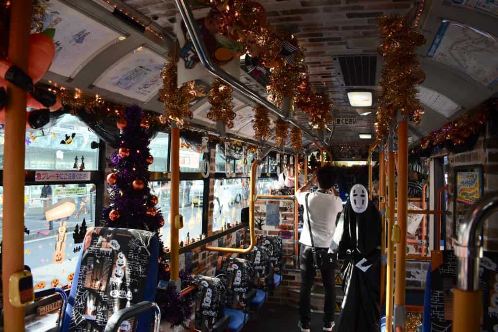 Kawasaki Halloween bus