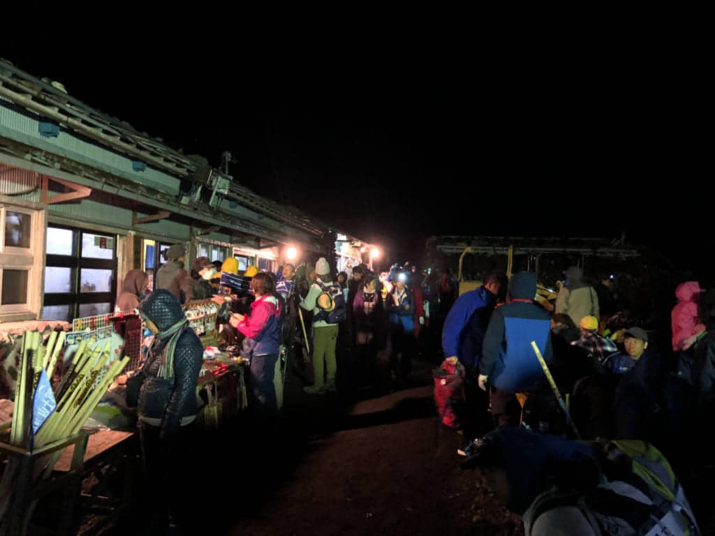 8th station on Mt Fuji