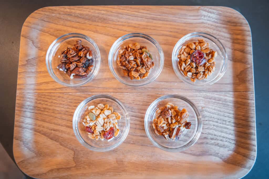 Granola selection
