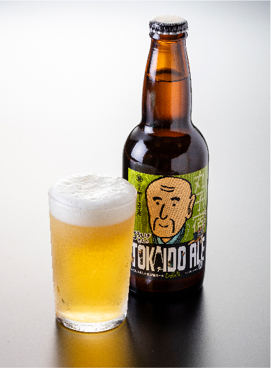 Chojiya beer made with Shizuoka green tea