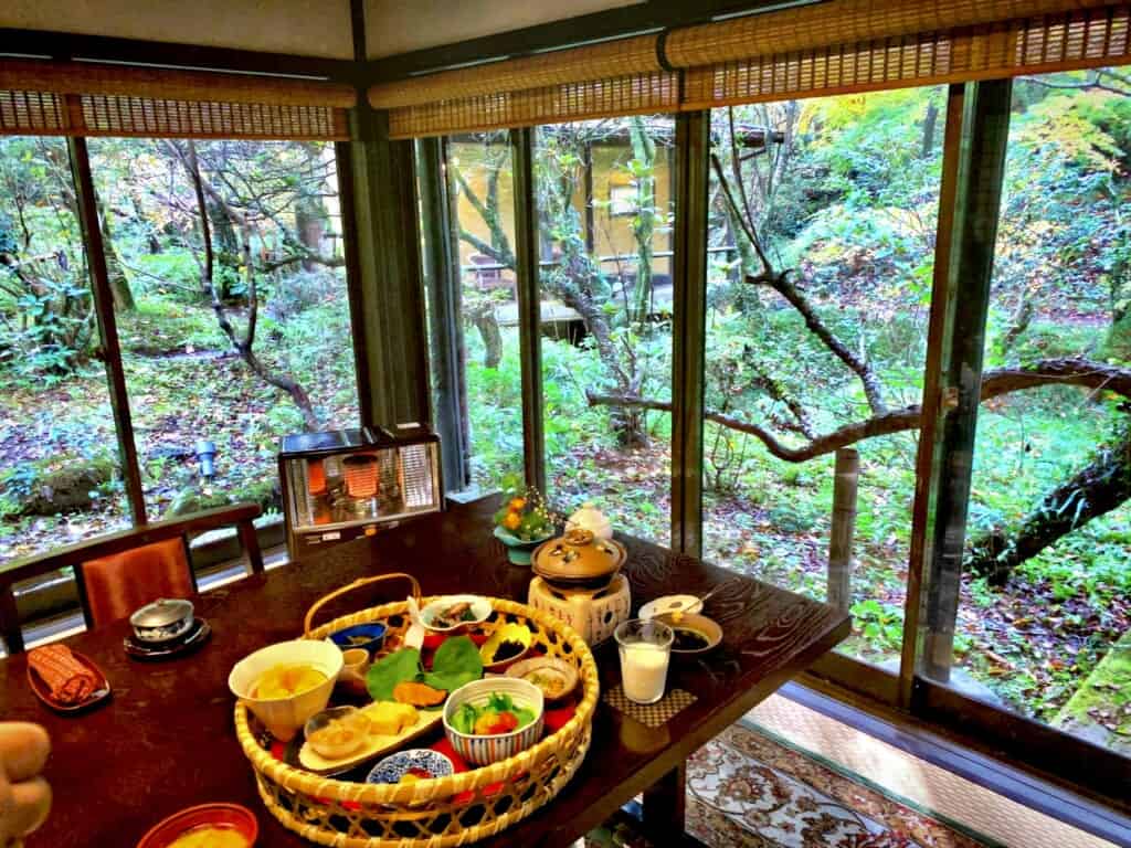 Sennomori traditional japanese breakfast