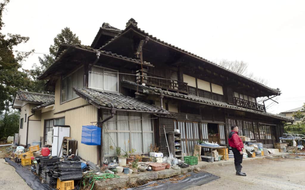 House in Iwaki city, Fukushima Prefecture.