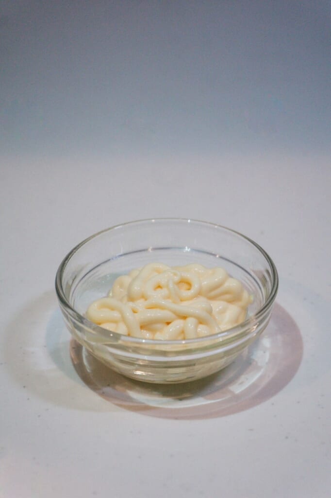 Some mayonnaise in order to do the stuffed