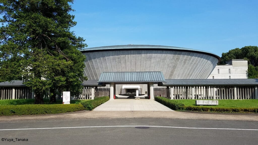 Entrance of Tama Cemetery, Tokyo.