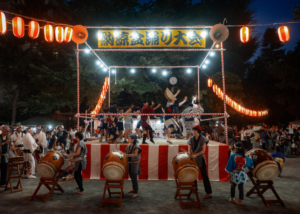 Bon odori dance, Japan.
