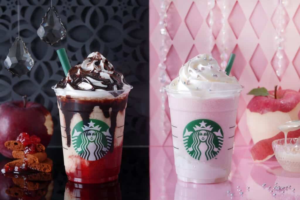 Halloween themed frapuccino