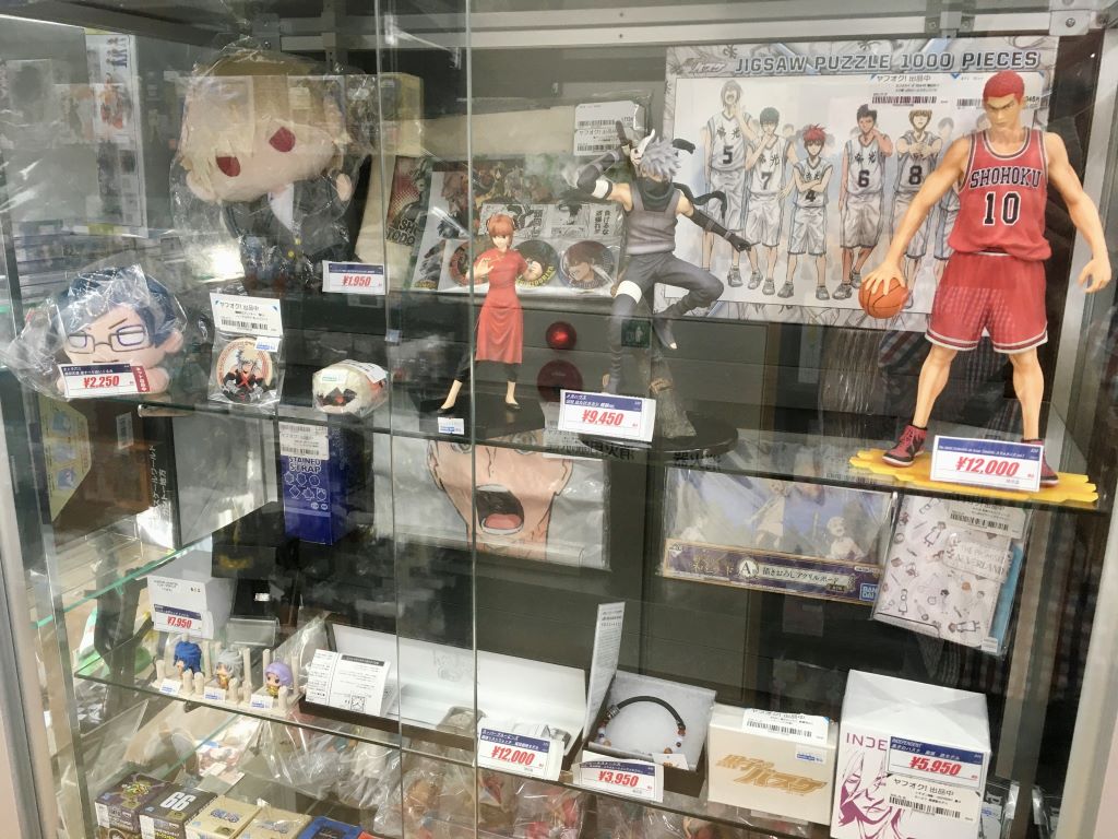 A selection of used figures found at Book Off